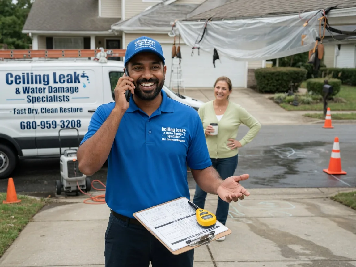 Ceiling Leak Cleanup Floris, IA FAQs